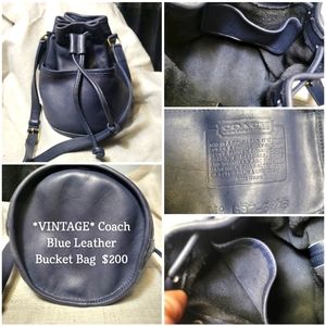 *VINTAGE* Coach Bucket Bag